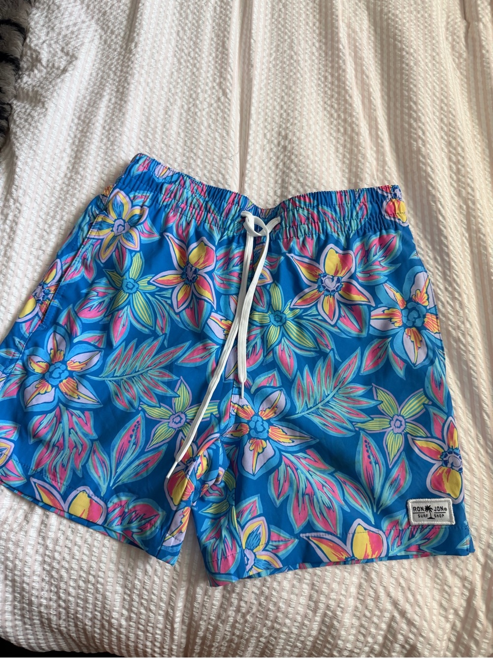 Men’s Ron Jon’s swim trunks